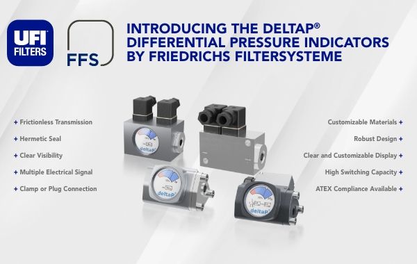 Introducing the Delta P differential pressure indicators by Friedrichs Filtersysteme