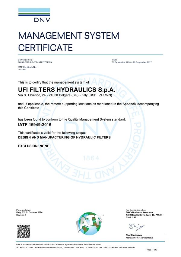 IATF Certificate